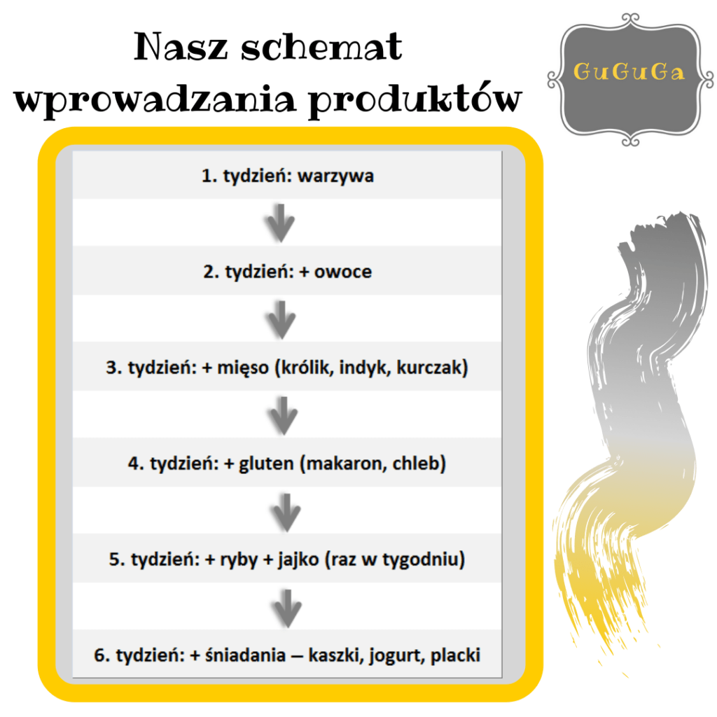 schemat wprowadzania produktów